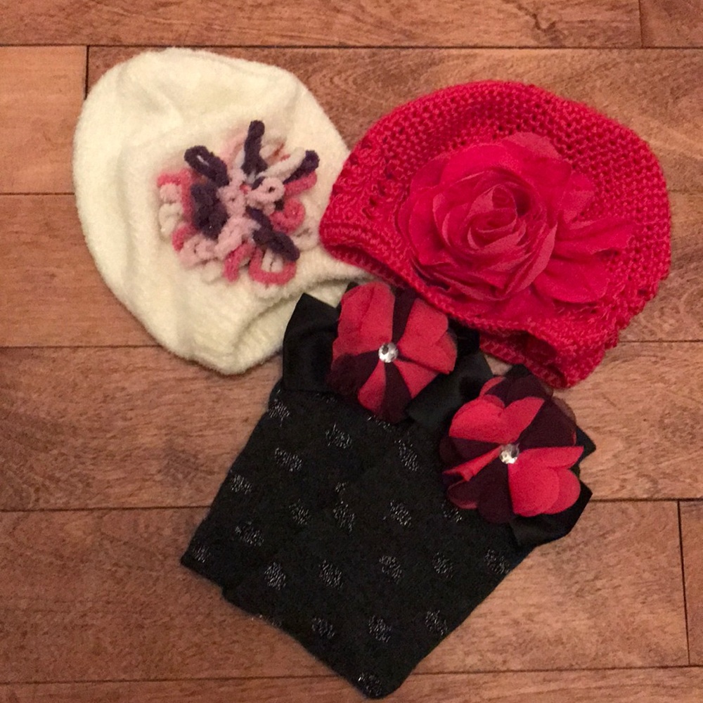 Baby/Toddler hats and leg warmers, Os